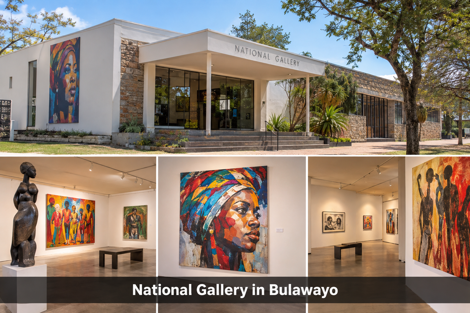 Bildcollage: Shopping und Einkaufen in Bulawayo