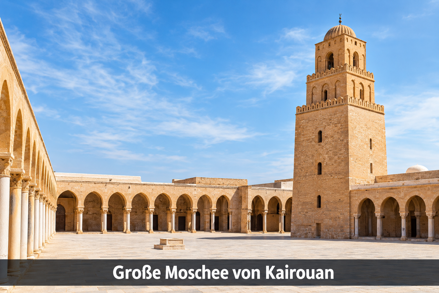 Bildcollage: Geschichte und Kultur Kairouans