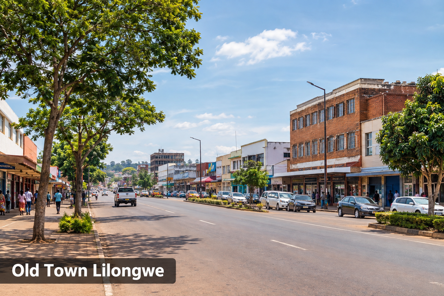 Bildcollage: Old Town und Capital City verstehen in Lilongwe