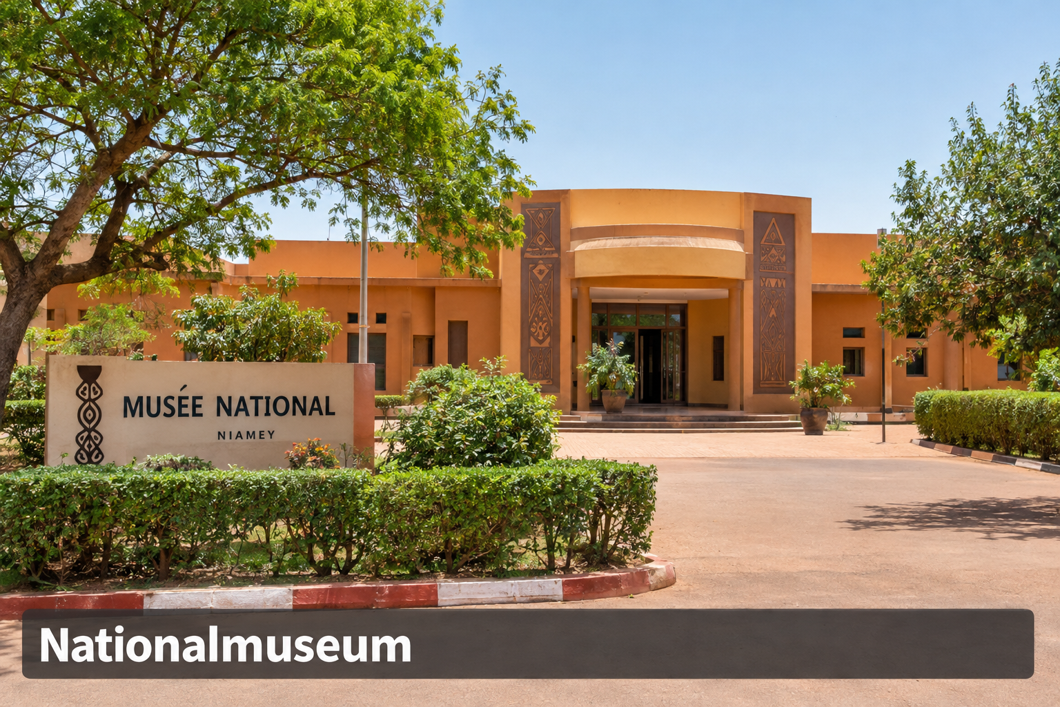 Bildcollage: Shopping und Kunsthandwerk in Niamey