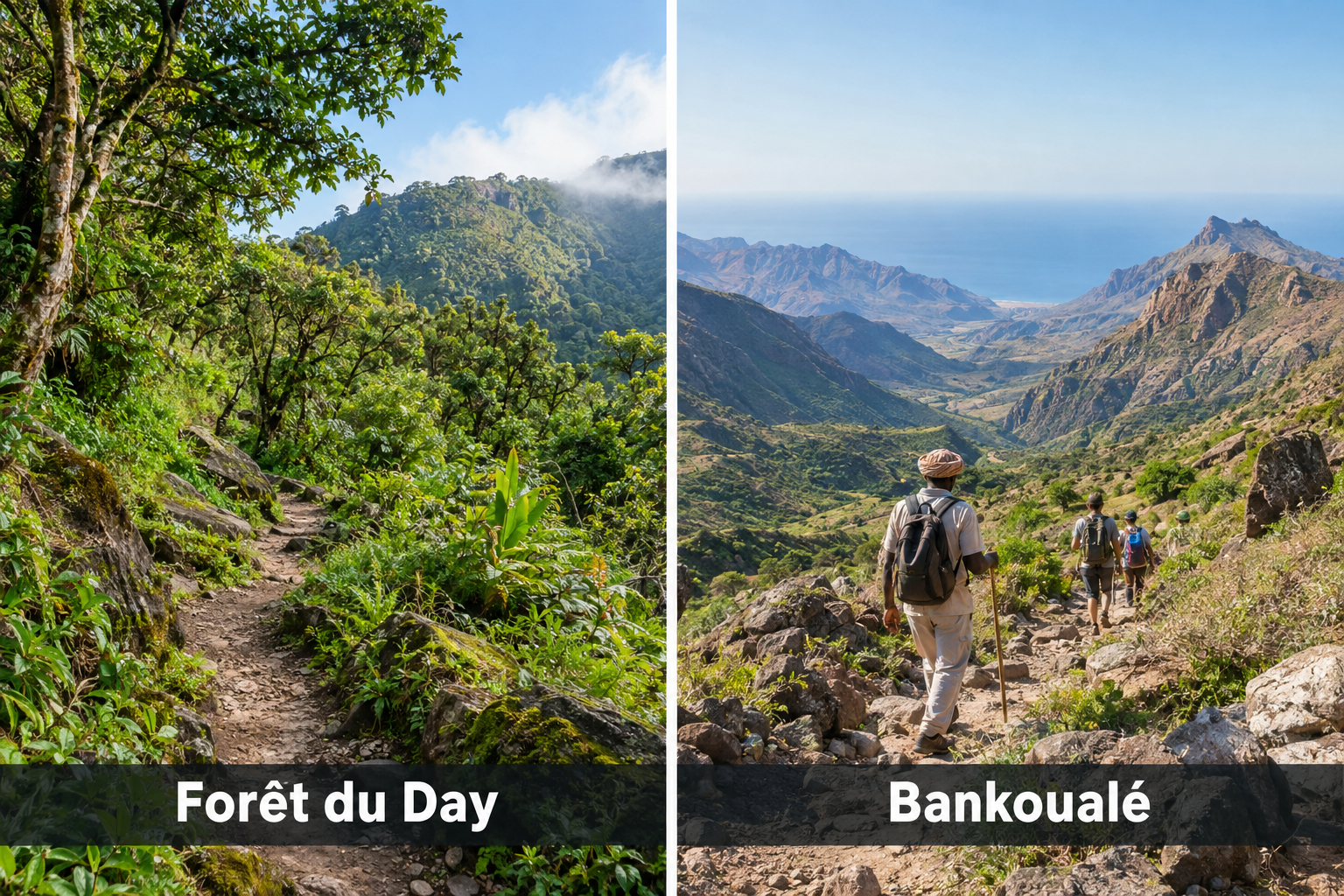 Bildcollage: Verantwortungsvoll reisen in Tadjoura