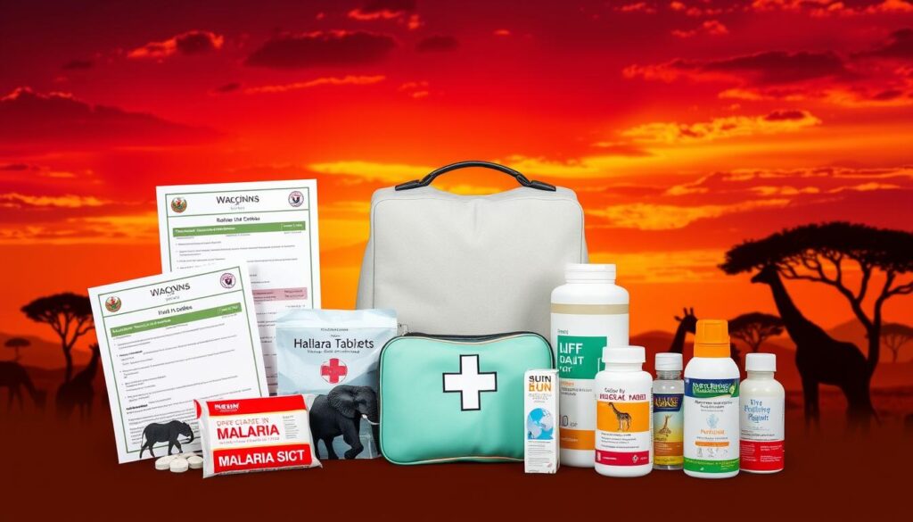 Gesundheitsvorbereitung für Kenia Safari