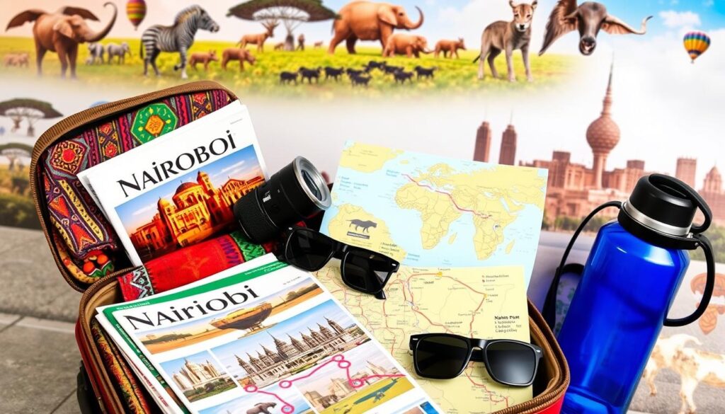 Reisevorbereitungen für Nairobi