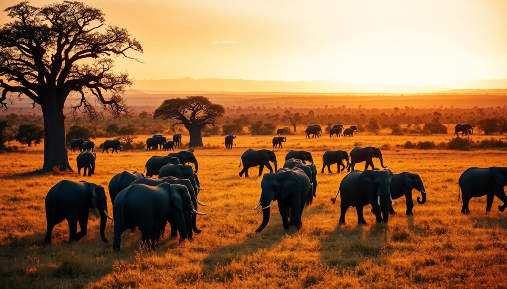Tarangire Nationalpark Safari Elefanten