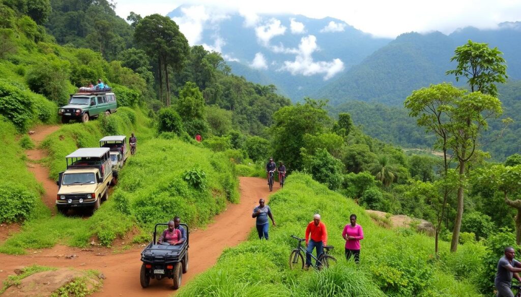Transportmöglichkeiten Bwindi Nationalpark