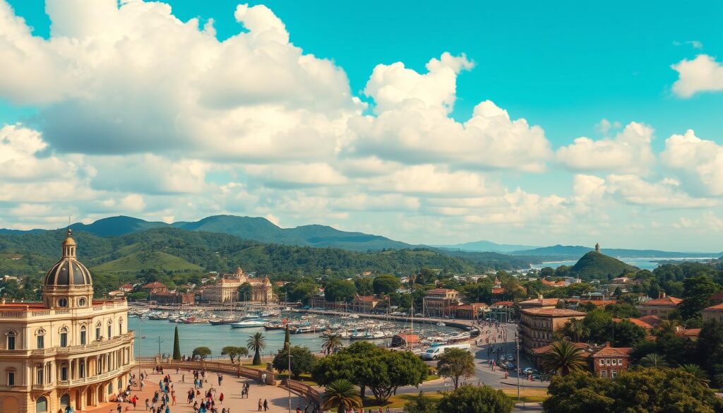 Historische Landschaft in Durban