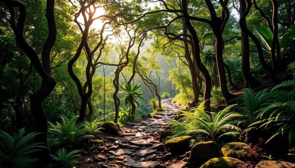 Wanderwege im Andasibe-Mantadia Nationalpark