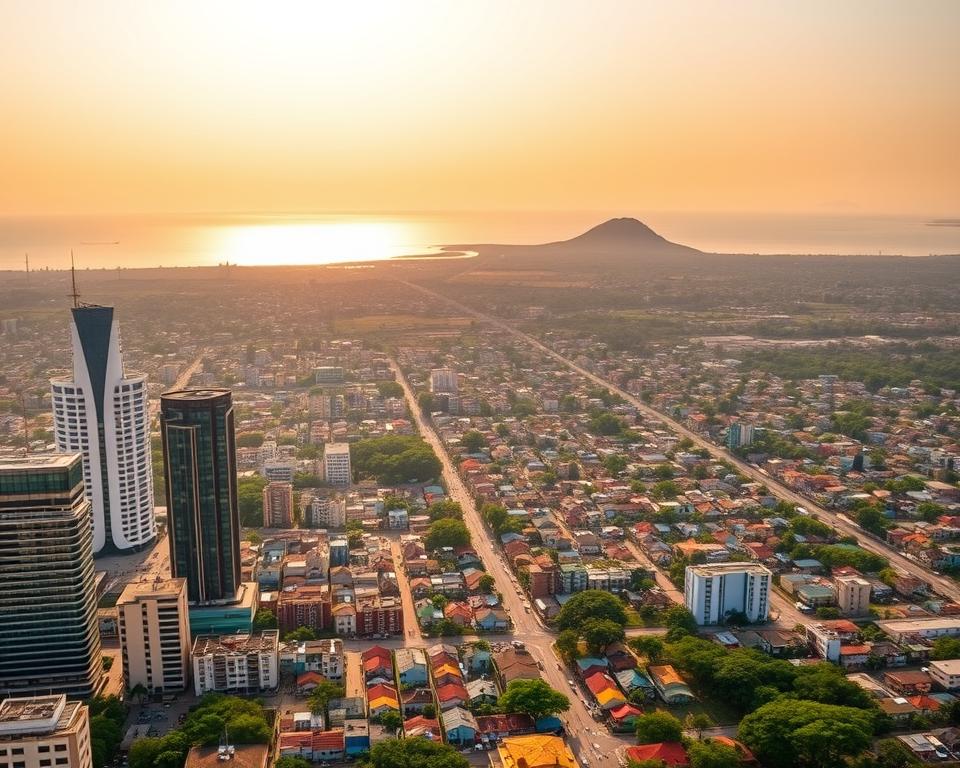 Abidjan Stadtpanorama