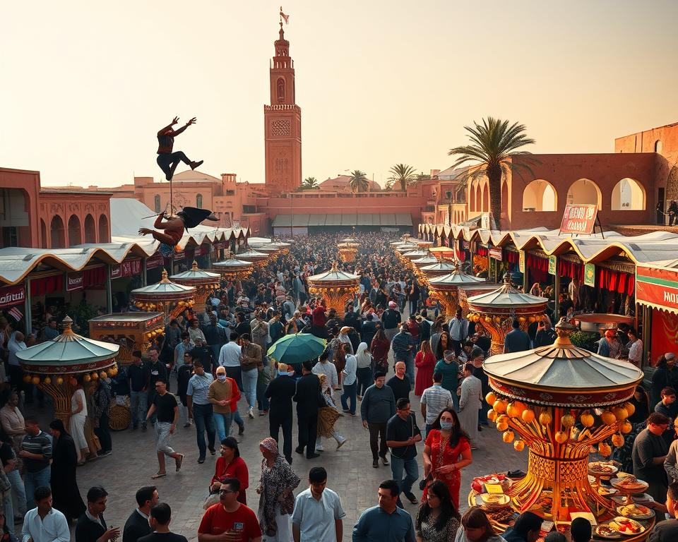 Djemaa el Fna Marrakesch Straßenkünstler