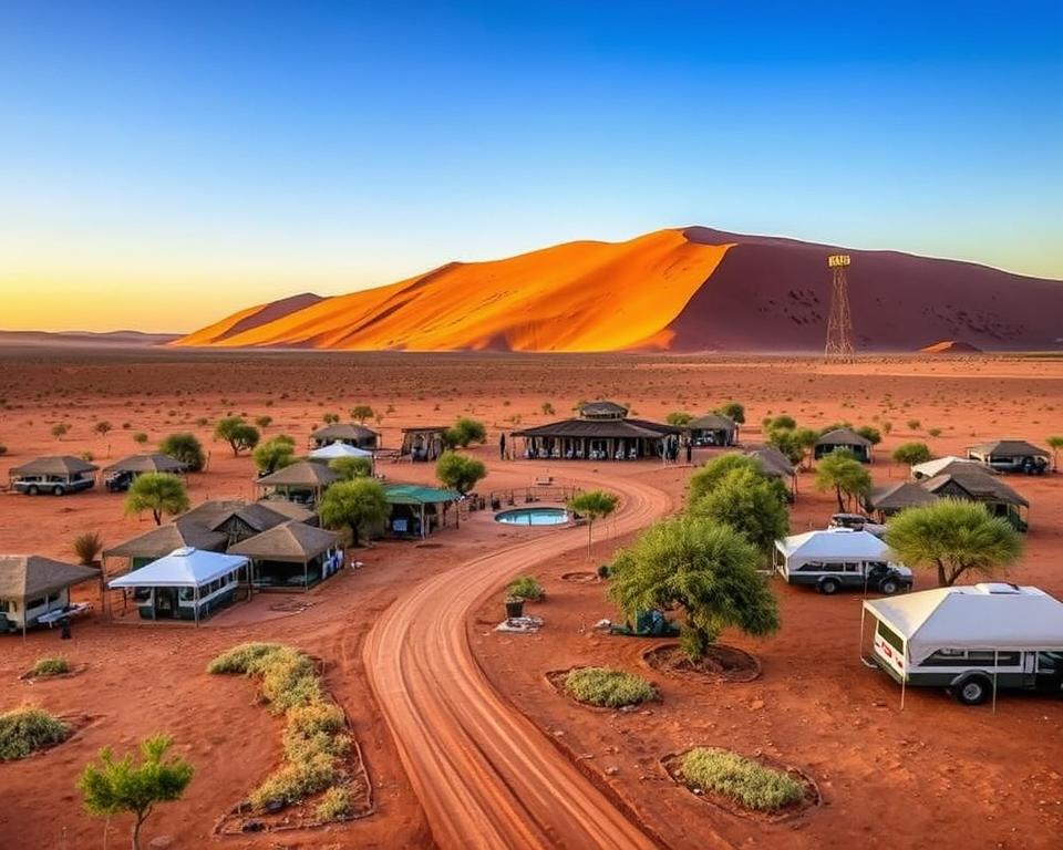 Kalahari Anib Campsite Standort Namibia