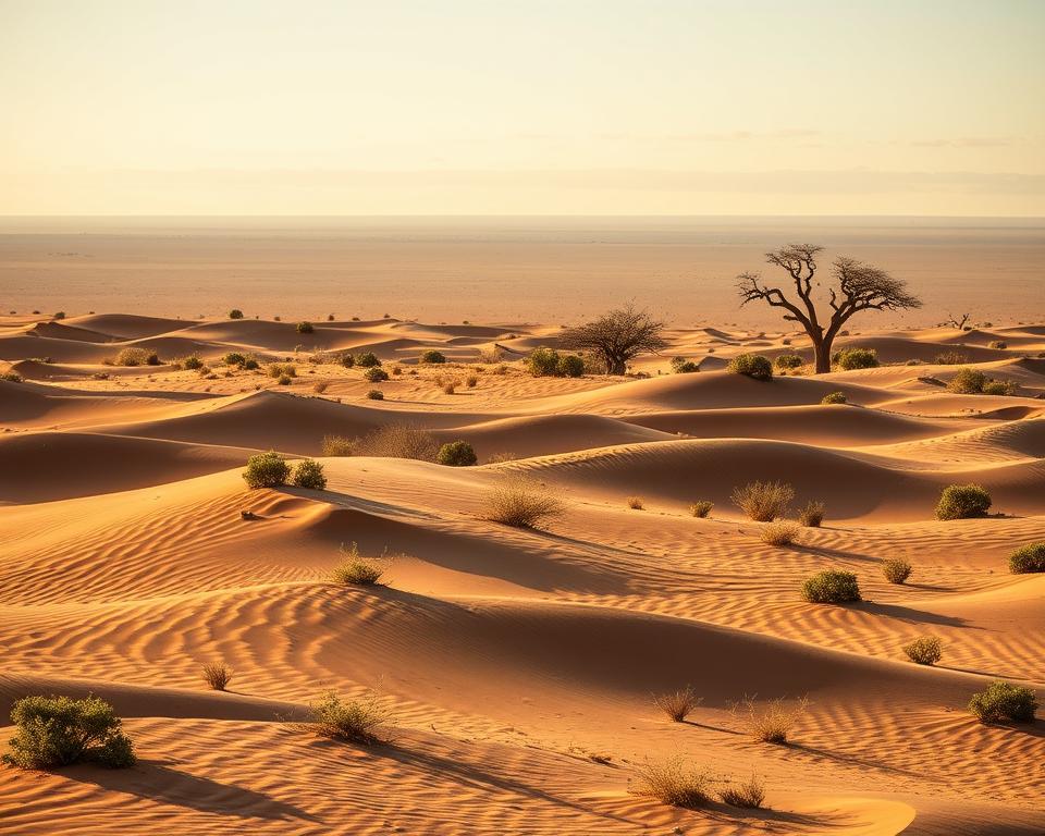 Kalahari-Wüste Landschaft