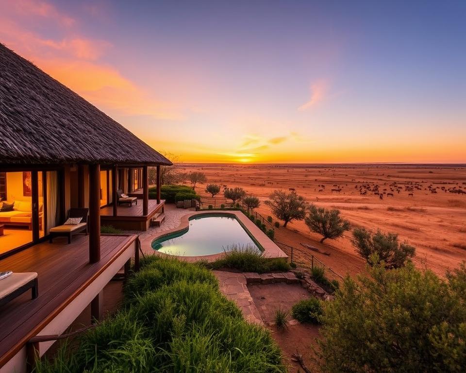 Luxuslodge Namibia Kalahari Unterkunft