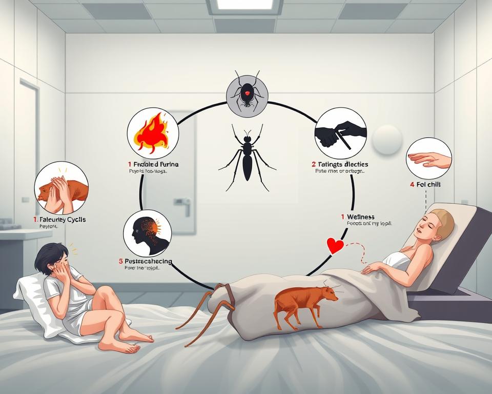 Malaria Warnzeichen und Symptome