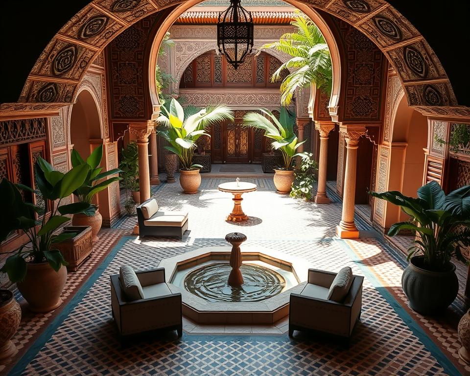 Marokko Unterkunft Riad