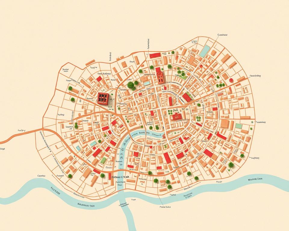 Marrakesch Stadtplan Navigation