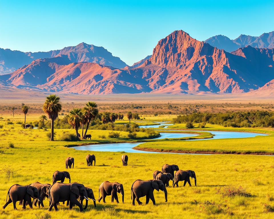 Namibia Nationalparks Naturlandschaft