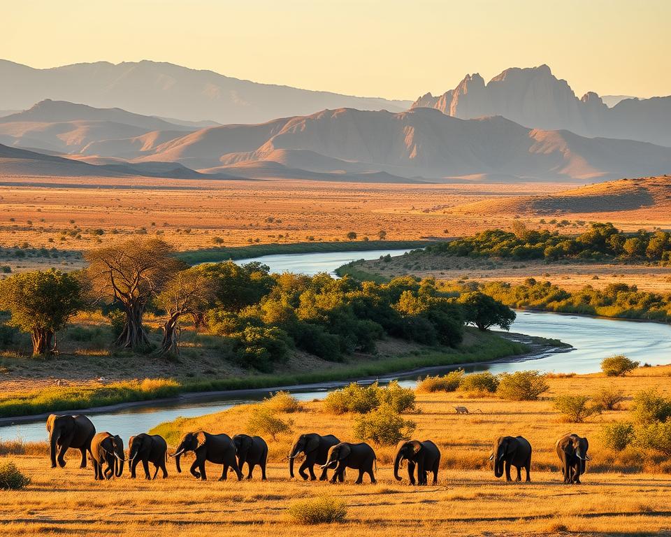 Namibia Safari Regionen Landschaft