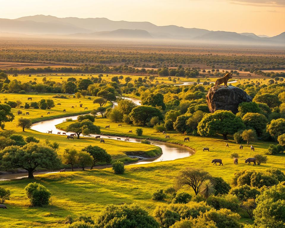 Ökosystem Luangwa Landschaft