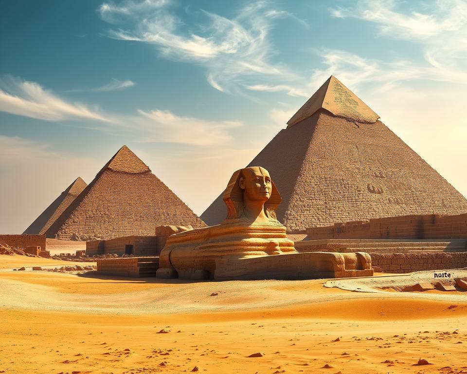 Pyramiden von Gizeh in Ägypten