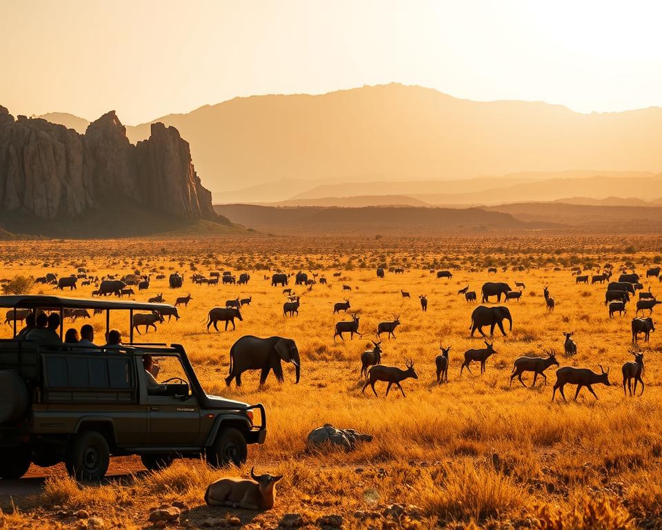 Safari-Aktivitäten im Erongo-Gebirge