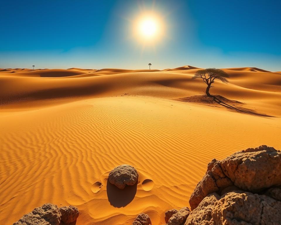 Sahara Wetter Oktober Landschaft