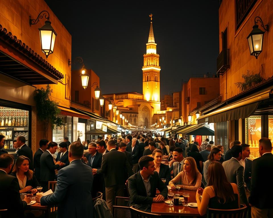 Sicheres Nachtleben Marrakesch