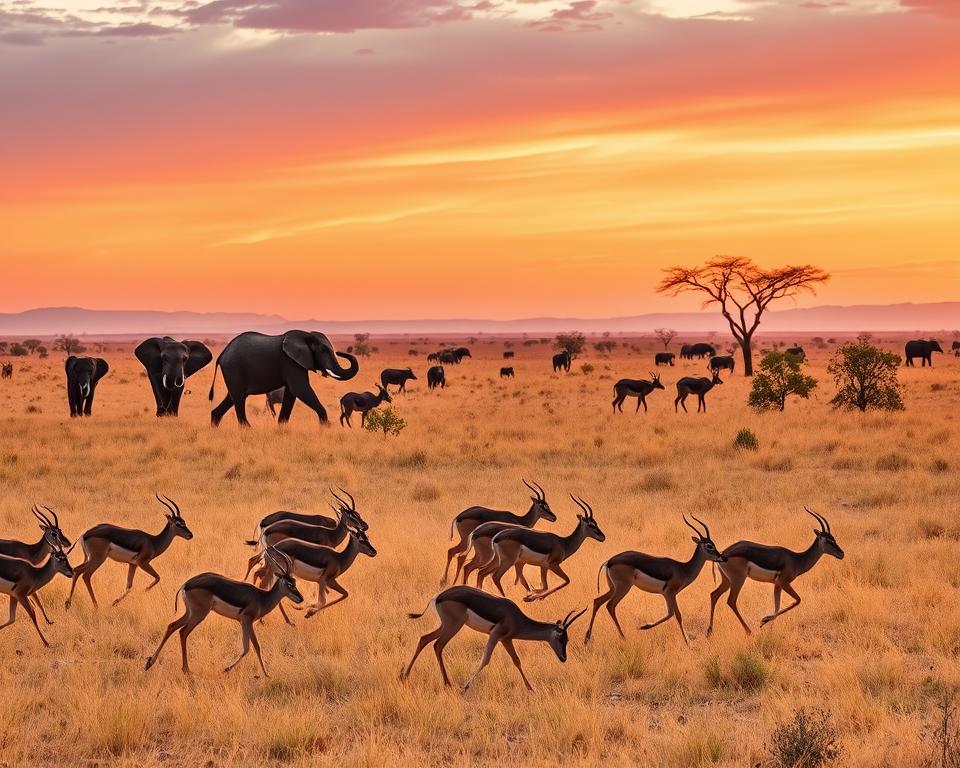 Tierwanderungen in Namibia