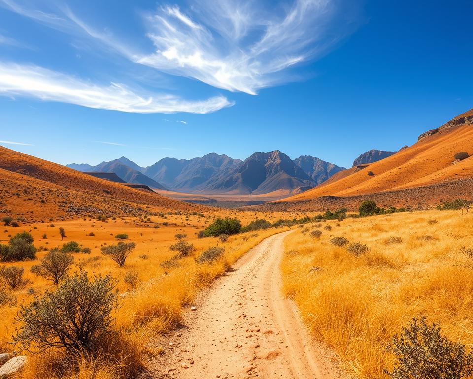 Trockenzeit Mauritius Landschaft