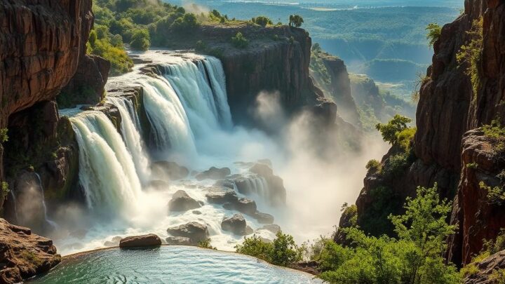 wasserfälle in afrika