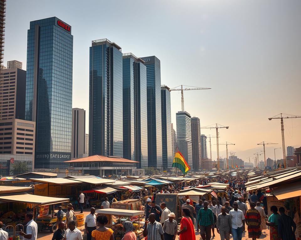Afrikanische Wirtschaftszentren