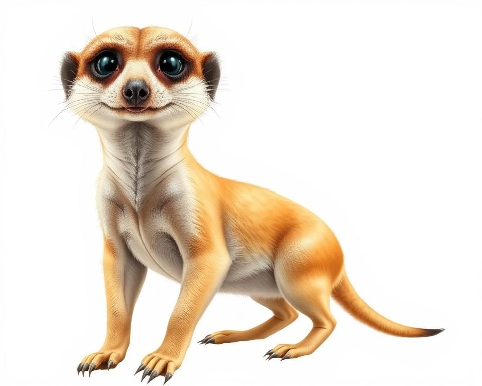 Erdmännchen Anatomie und Körperbau