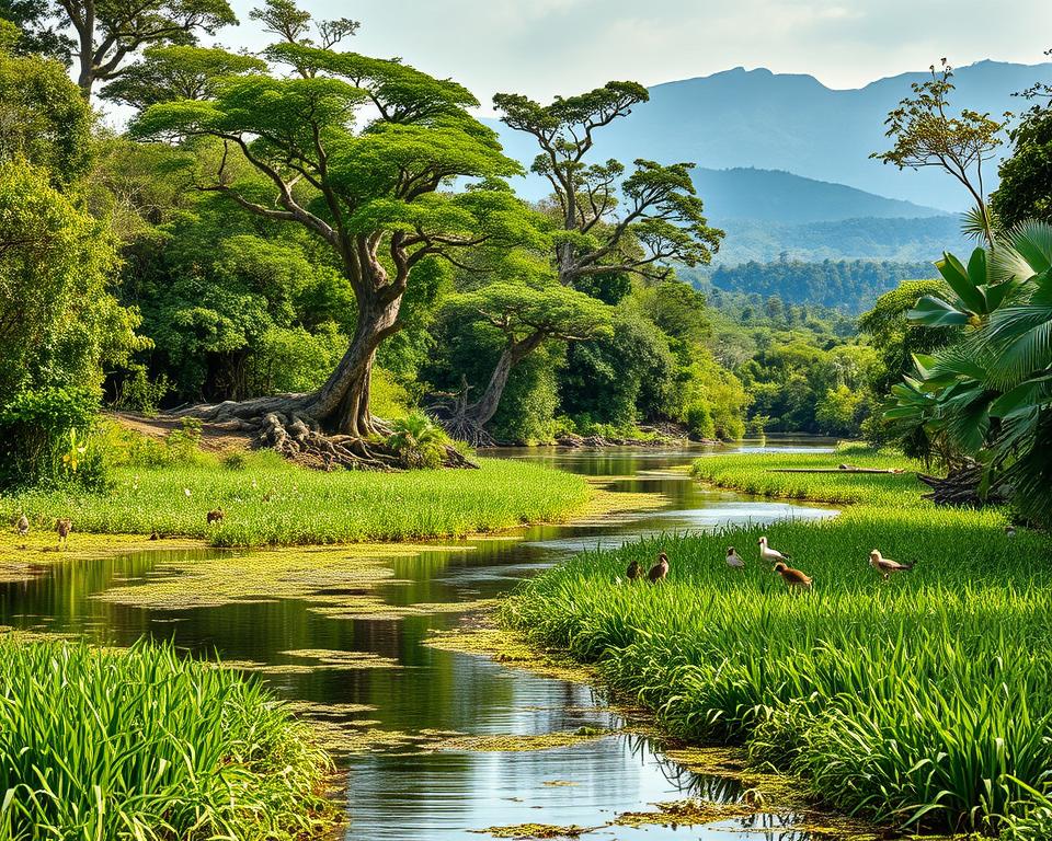 Flussökosysteme Westafrika Biodiversität
