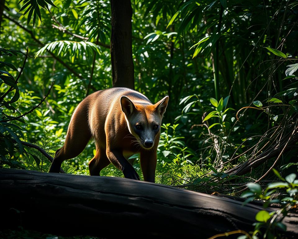 Fossa Raubkatze Madagaskar