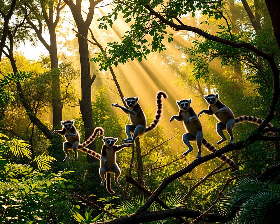Lemuren auf Madagaskar