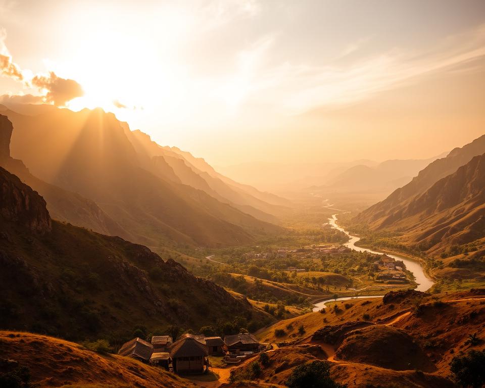 Mandara-Berge Gebirgslandschaft Nigeria