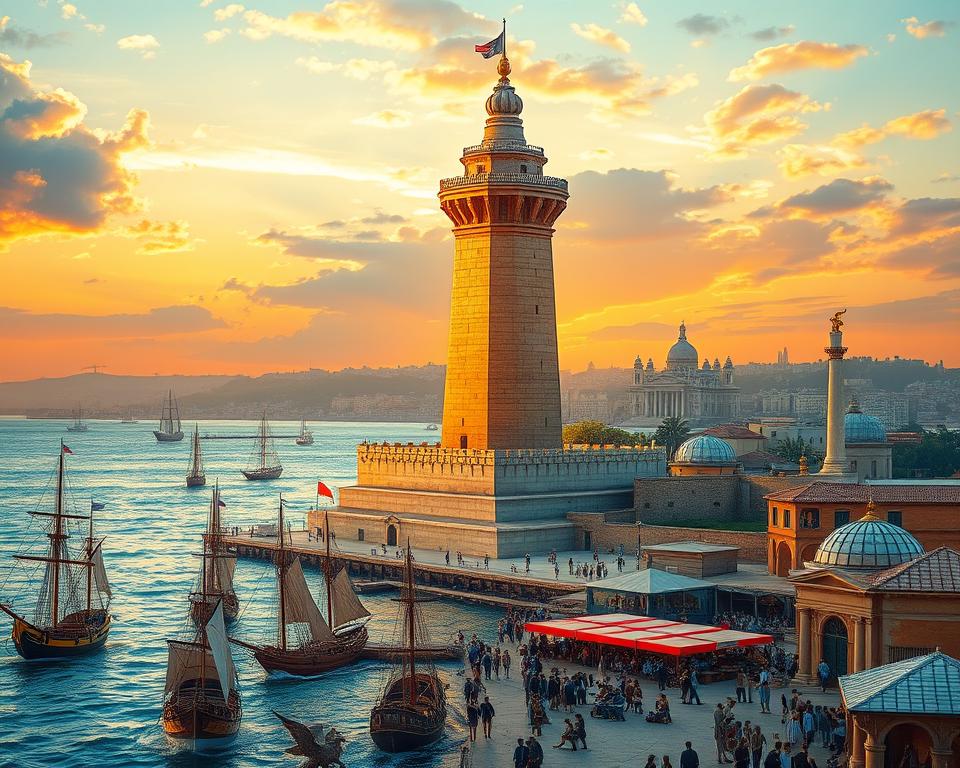 Mythen und Legenden des Pharos von Alexandria