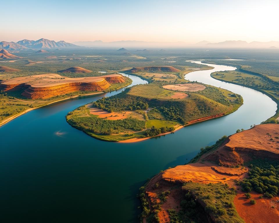 Naturwunder Afrika Nillandschaft