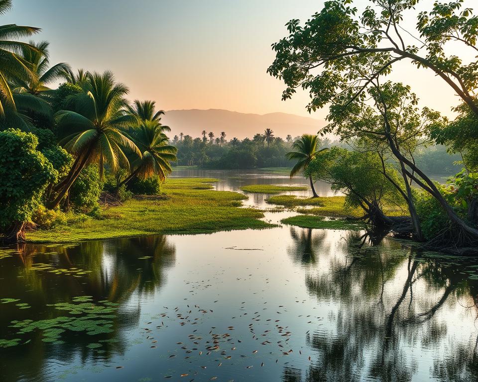Niger-Delta Wasserlandschaften Nigeria