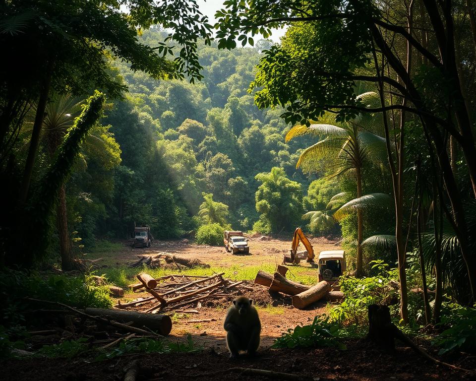 Regenwald Abholzung Afrika