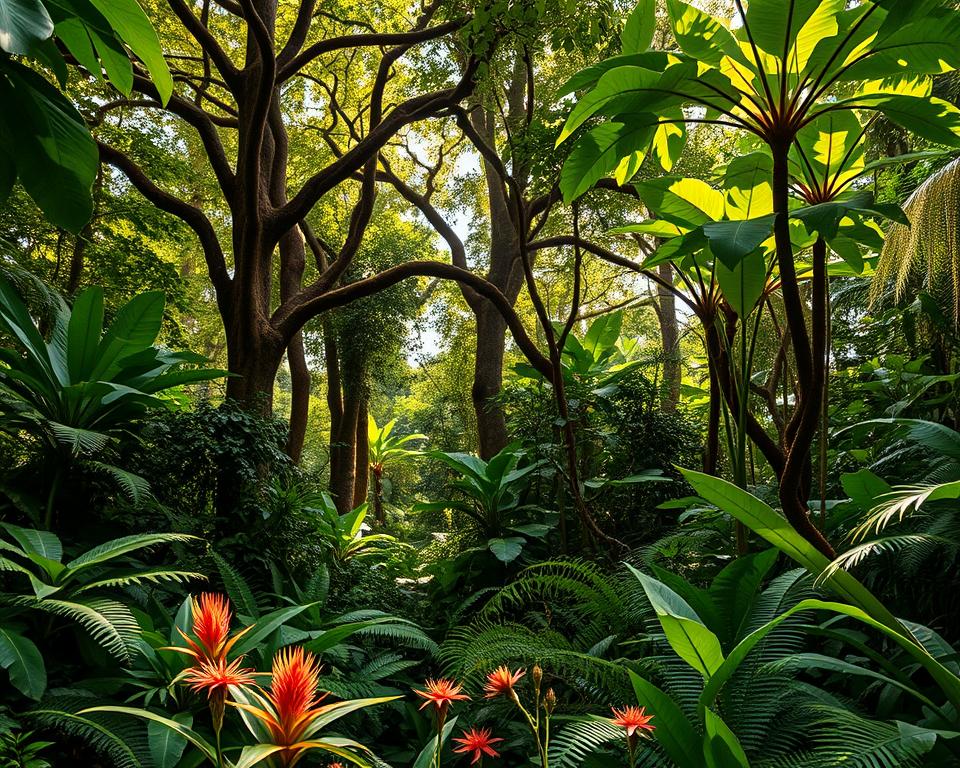 Regenwald Pflanzen in Afrika