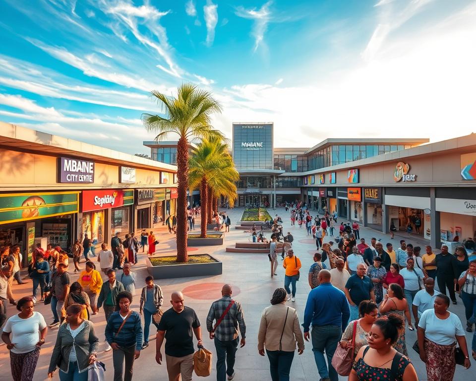 Stadtleben Mbabane Einkaufszentrum