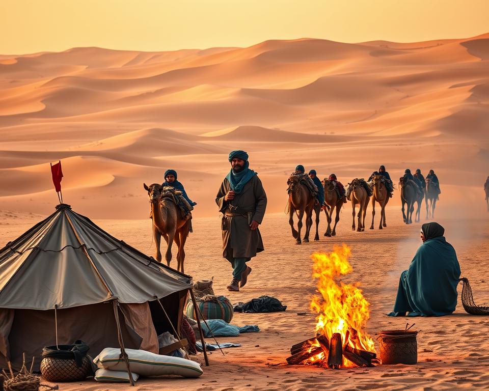 Touareg Nomadenleben in der Sahara