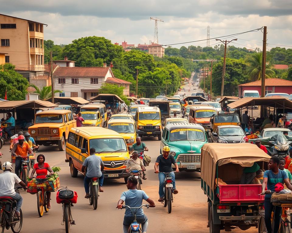 Transportmittel in Kongo Brazzaville
