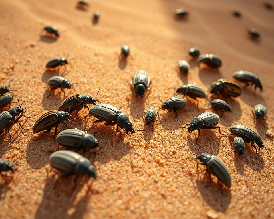 Wüsteninsekten in der Sahara