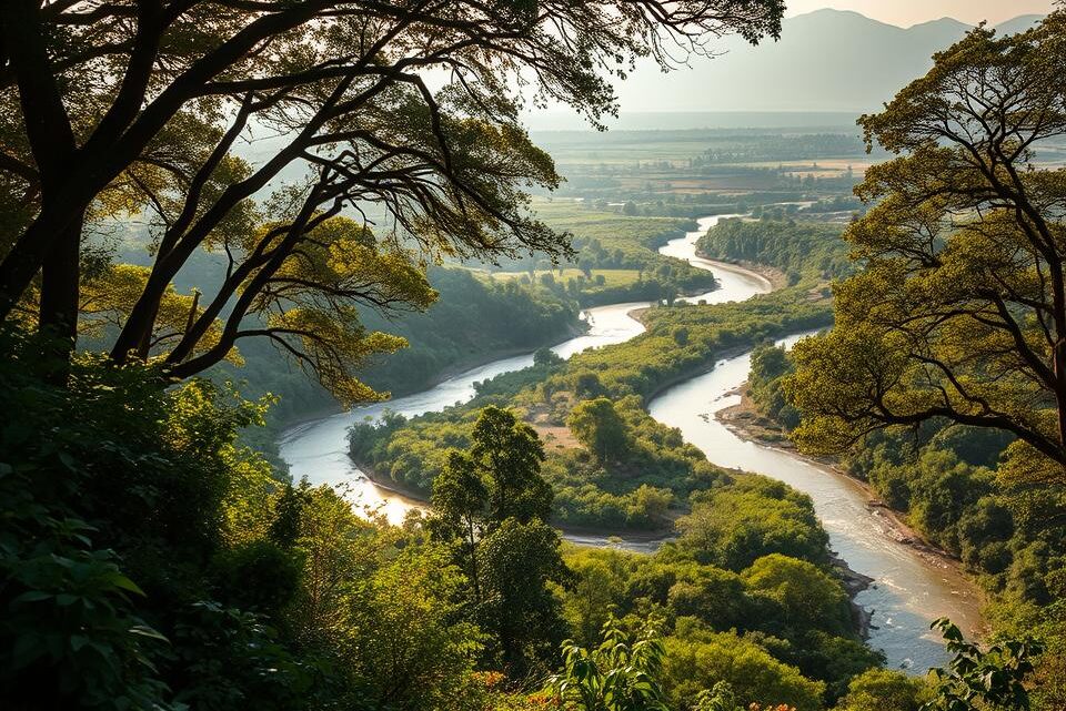 fluss zum niger