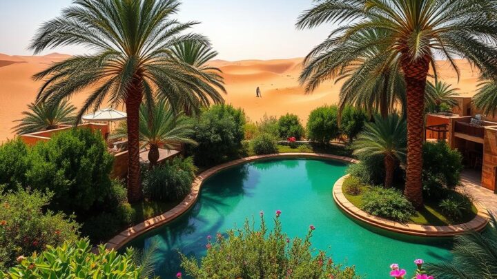oasen in der sahara