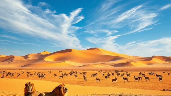 welche tiere leben in der wüste afrikas