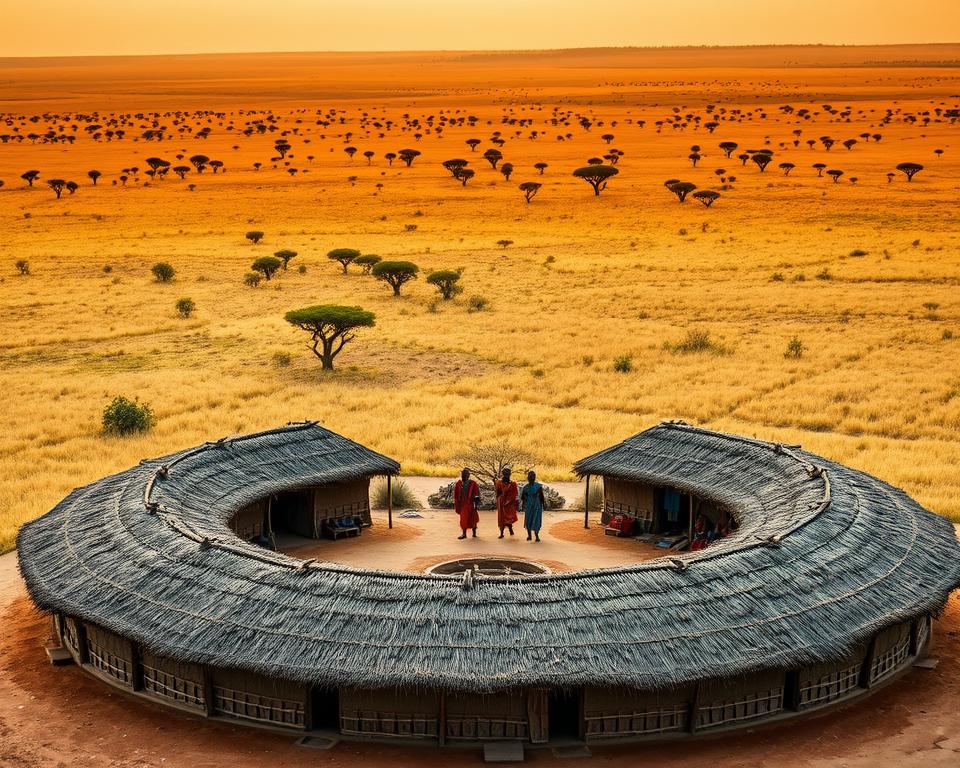 Architektur der Bomas: Aufbau, Materialien und Symbolik Architektur der Bomas: Aufbau, Materialien und Symbolik