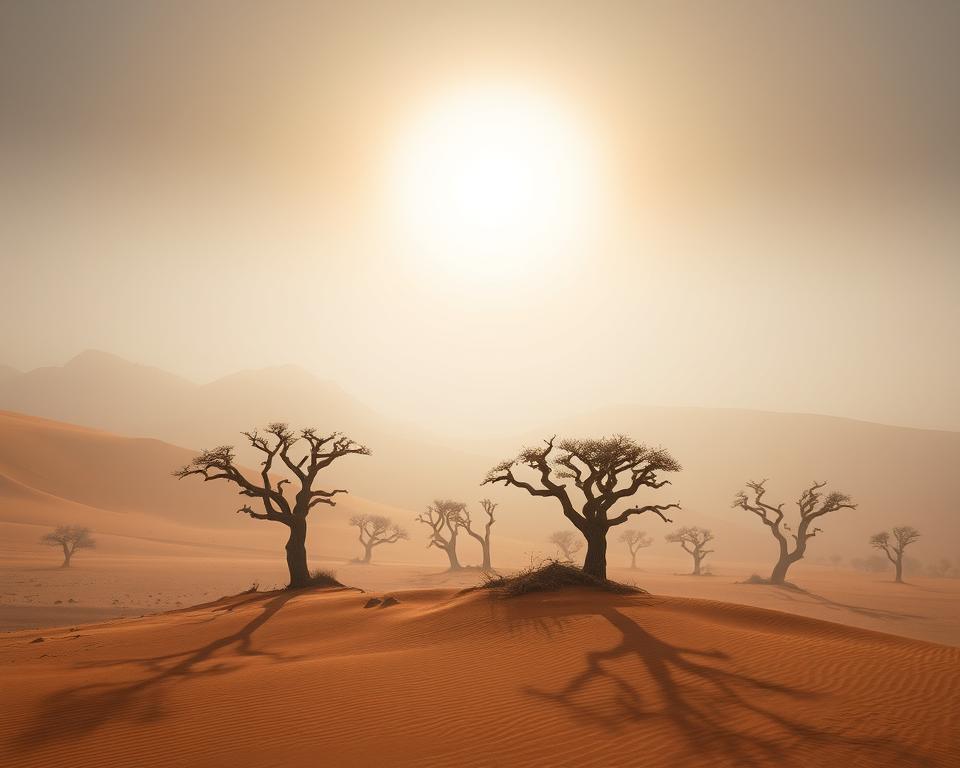 Klima der Namib Nebel