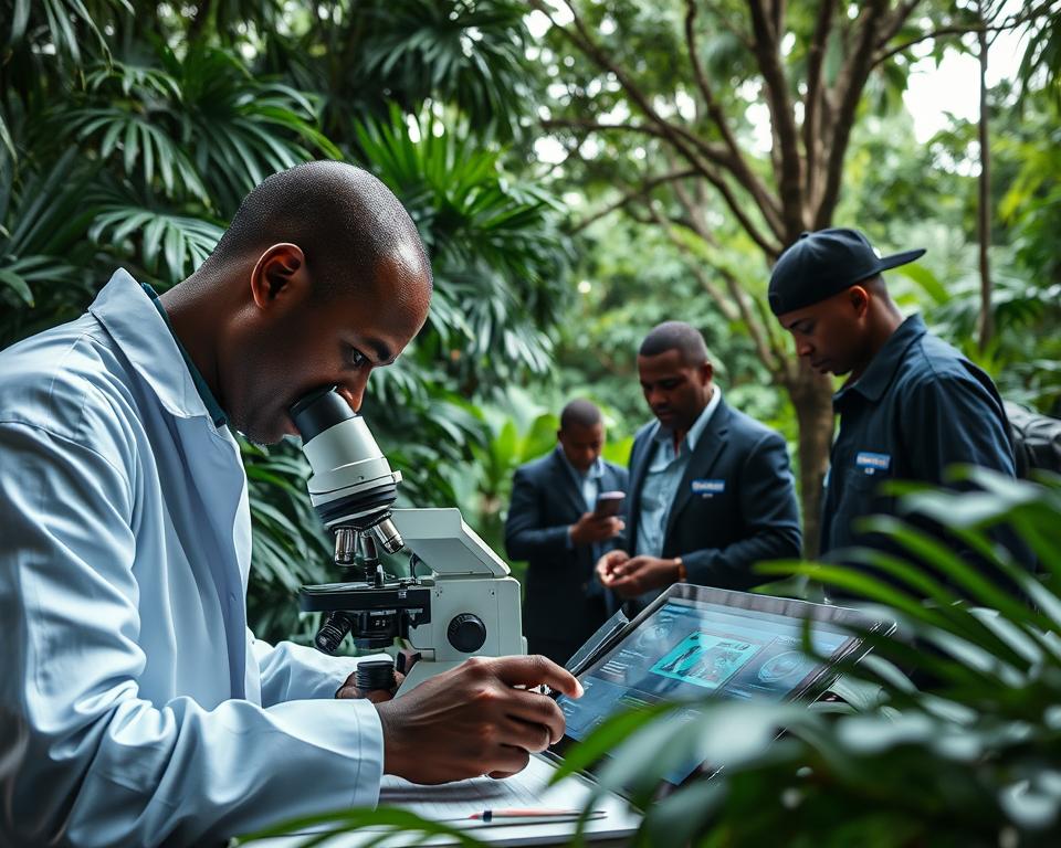 Moderne Technologie bei Ermittlungen in Afrika